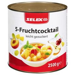5-Fruchtcocktail 2500g von Selex