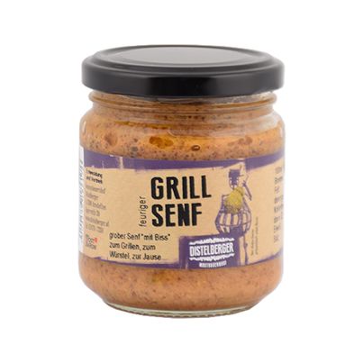 Feuriger Grillsenf 200g von Genuss-Bauernhof Distelberger
