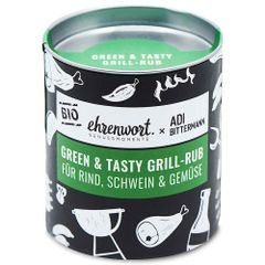 HONOR. BIO Green & Tasty Grill Rub for Beef, Pork & Vegetables - 72g