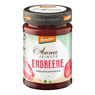 Bio Feinste Erdbeere Fruchtaufstr. 200g - 6er Vorteilspack von Annes Feinste