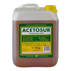 Essigessenz braun 80% 5000g von Saba