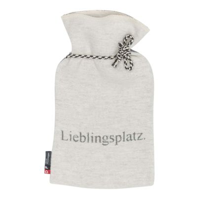 Warming Bottle Lieblingsplatz Color Offwhite 21x38cm by David Fussenegger
