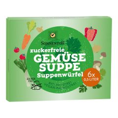 Bio Zuckerfreie Gemüsesuppe-Würfel 66g - 15er Vorteilspack von Sonnentor