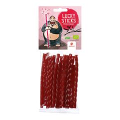 Bio Lucky Sticks Himberre 75g - 12er Vorteilspack von Mind Sweets