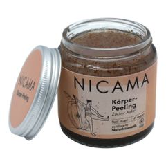 Bio Körper-Peeling Zucker-Apfel 140g - 3er Vorteilspack von Nicama