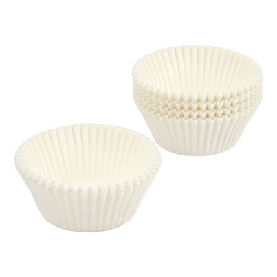 Maxi paper baking cups white 80 pieces from Zenker