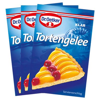 Dr. Oetker Tortengelee klar 3er 48g