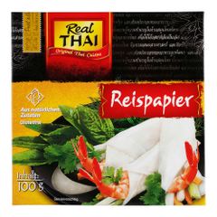Reispapier 100g von Real Thai