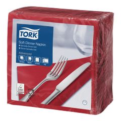 Servietten 3lg.bordeaux39x39cm 100ct von Tork