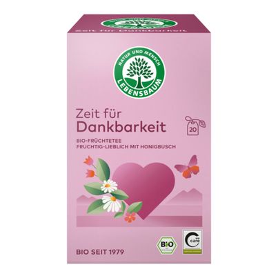 Bio Zeit für Dankbarkeit 20x2 g 40g - 6er Vorteilspack von Lebensbaum
