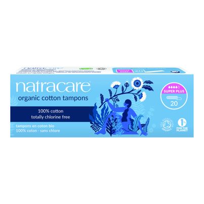 Bio Tampons Super Plus 20ct - 12er Vorteilspack von Natracare