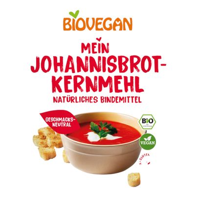 Bio Johannisbrotkernmehl 50g - 12er Vorteilspack von Biovegan