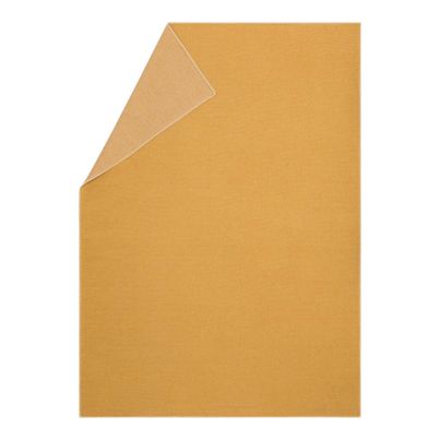 Honeycomb Throw Solid Color Mustard 140x200cm by David Fussenegger