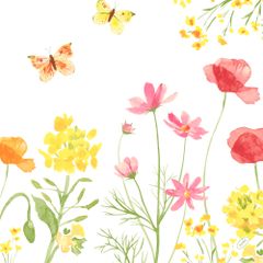 Servietten Poppy 4lg. 40x40 50ct von Duni