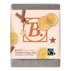 Bio Vollmilch Orange Zimt 70g - 10er Vorteilspack von Bioart