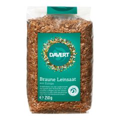 Bio Braune Leinsaat 250g - 8er Vorteilspack von Davert