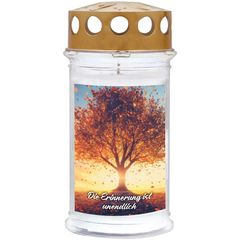 White tree grave candle, 5 days, by Ambrosius