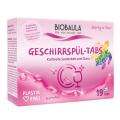 BIOBAULA Geschirrspül-Tabs Pretty in Pink 19 Stück - Lose Verpackt - Machen das Geschirr gründlich und hygienisch sauber