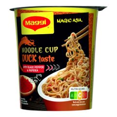 Magic Asia Nudel Cup Ente 63g - 8er Vorteilspack von Maggi