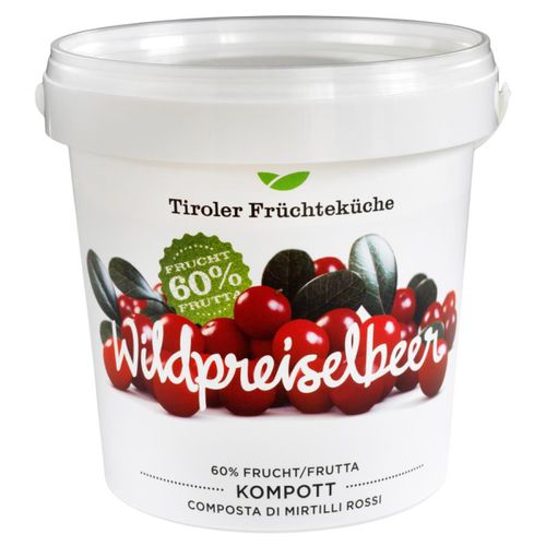 Wildpreiselbeeren 1000g von Unterweger Konfitüren UWE