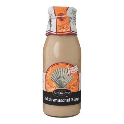 Bio Jakobsmuschel Suppe 480ml - 6er Vorteilspack von Biogourmet