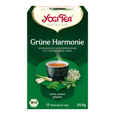 Bio Grüne Harmonie Tee á 18g - 6er Vorteilspack von Yogi Tea