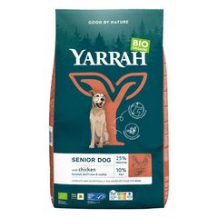 Bio Hundefutter Senior Huhn 2000g - 4er Vorteilspack von Yarrah