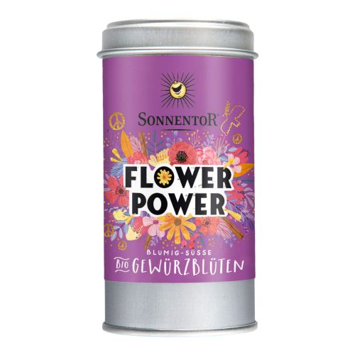 Bio Flower Power Gewürz Blüten Streudose 40g