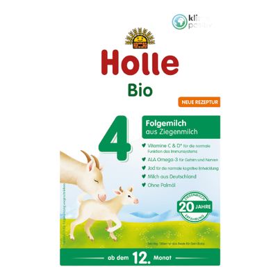 Bio Babymilch - Folgemilch 4 aus Ziegenmilch 400g - 5er Vorteilspack von Holle