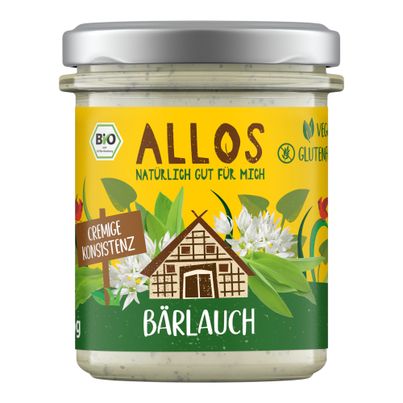 Bio Bärlauch Streichgenuss 175g - 6er Vorteilspack von Allos