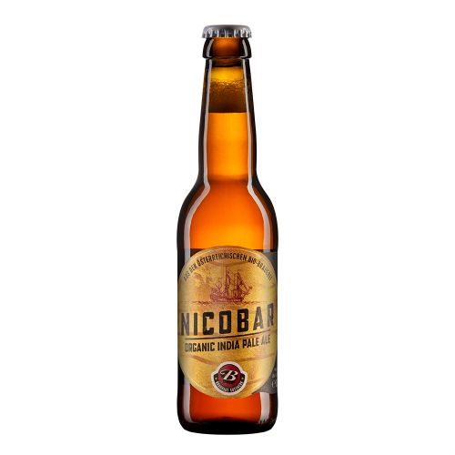 BIO Bier Nicobar IPA 330ml - handwerklich gebraut - amerikanische Hopfensorten -  rein biologisches Bier von Brauhaus Gusswerk