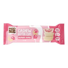 Bio Himbeer-Cashew Butter Cups 39g - 12er Vorteilspack von Naughty Nuts