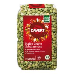 Bio Halbe Schälerbsen 500g - 8er Vorteilspack von Davert