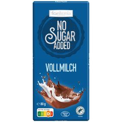 No sugar Added Vollmilch 80g - 12er Vorteilspack von Frankonia