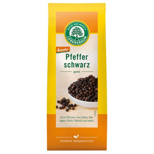 Bio Schwarzer Pfeffer ganz 50g von LEBENSBAUM