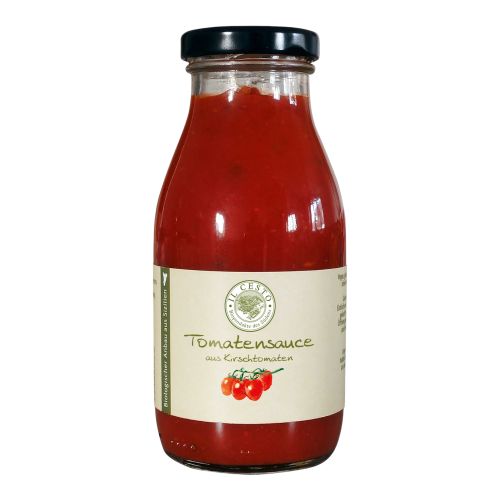 Organic tomato sauce natural 250ml - value pack of 6 from Il Cesto