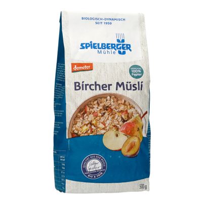 Bio Bircher Müsli 500g - 6er Vorteilspack von Spielberger Mühle