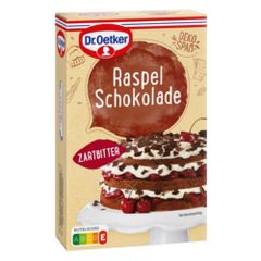Dr. Oetker Raspelschokolade Zartbitter 100g