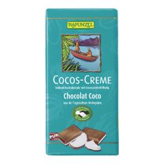 Bio Kokos Creme Schokolade  100g - 12er Vorteilspack von Rapunzel Naturkost