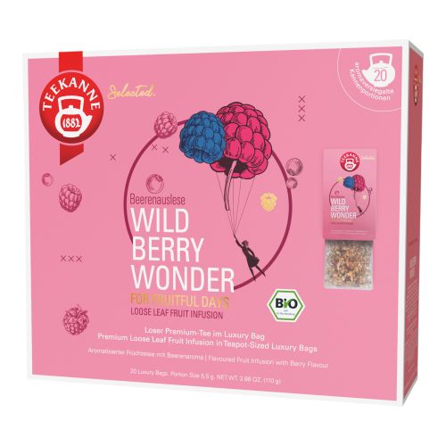 Organic Wild Berry Wonder Tea 20 Bags by Teapot