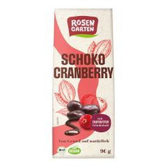 Bio Schoko-Cranberry 90g - 6er Vorteilspack von Rosengarten