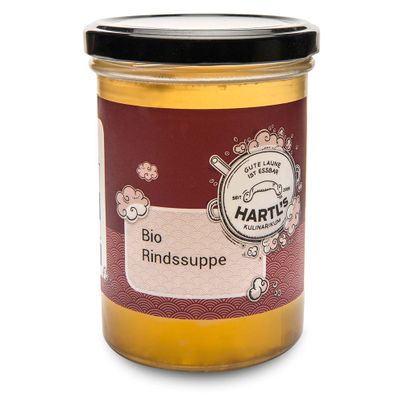 Bio Rindsuppe 390g - Fertiggericht von Hartls Kulinarikum