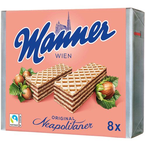 Manner Neapolitan wafers Gift Package 8 pieces 600g