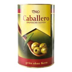 Oliven grün ohne Kern 4200g von Caballero