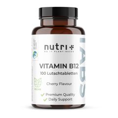 nutri+ Vitamin B12 Vegan Lutschtabletten 100 Tabletten von Nutrition Plus
