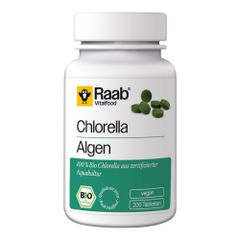 Bio Chlorella-Tabletten á 400mg 200ct von Raab Vitalfood