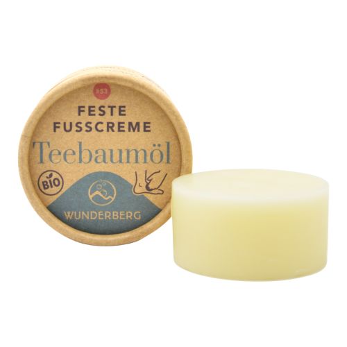 Bio Feste Fußcreme Teebaumöl 40g von Wunderberg