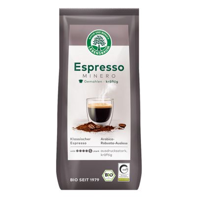 Bio Minero Espresso gemahlen 250g von LEBENSBAUM