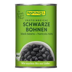 Bio Schwarze Bohnen 400g - 6er Vorteilspack von Rapunzel Naturkost