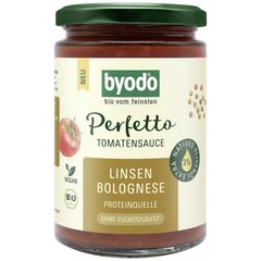 Bio Perfetto Tomatensauce Linsen Bolognese 340ml - 6er Vorteilspack von Byodo